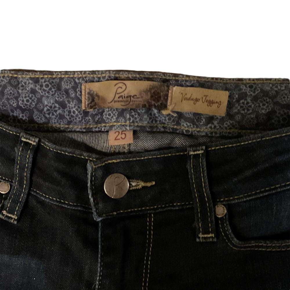 PAIGE Women's Skinny Jeans - Dark Blue